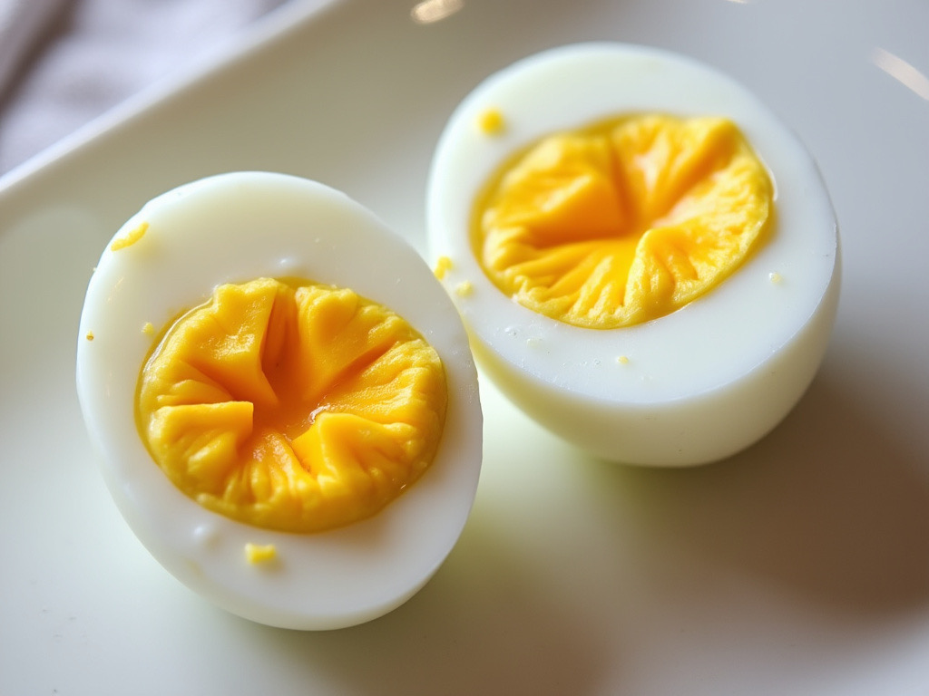 البيض المسلوق الصلب (Hard-Boiled Eggs)