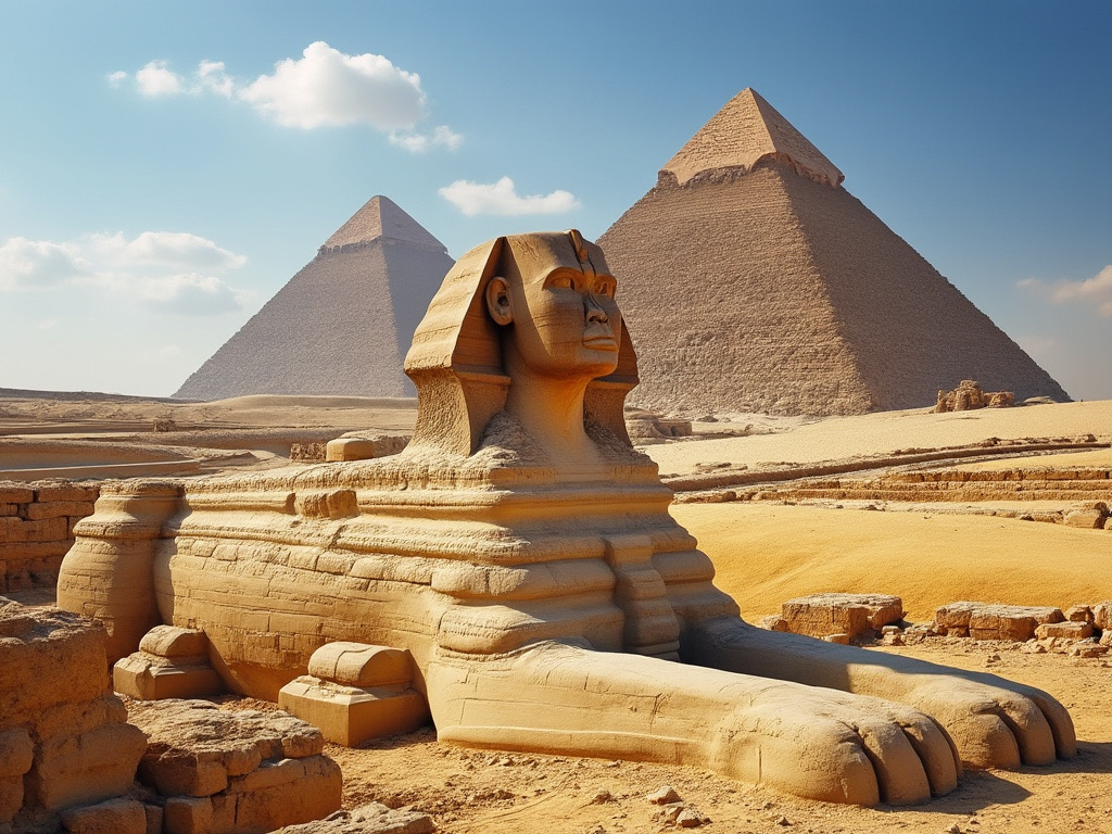 الأهرامات صورة افتراضية