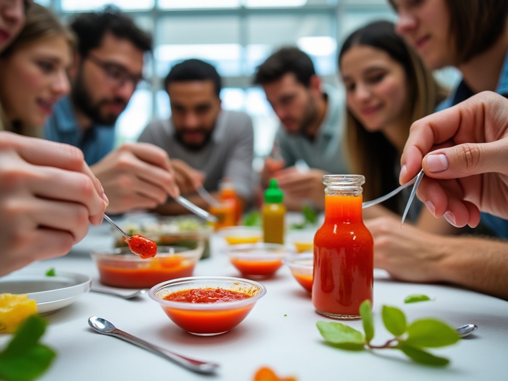 تجربة الطعام الحار