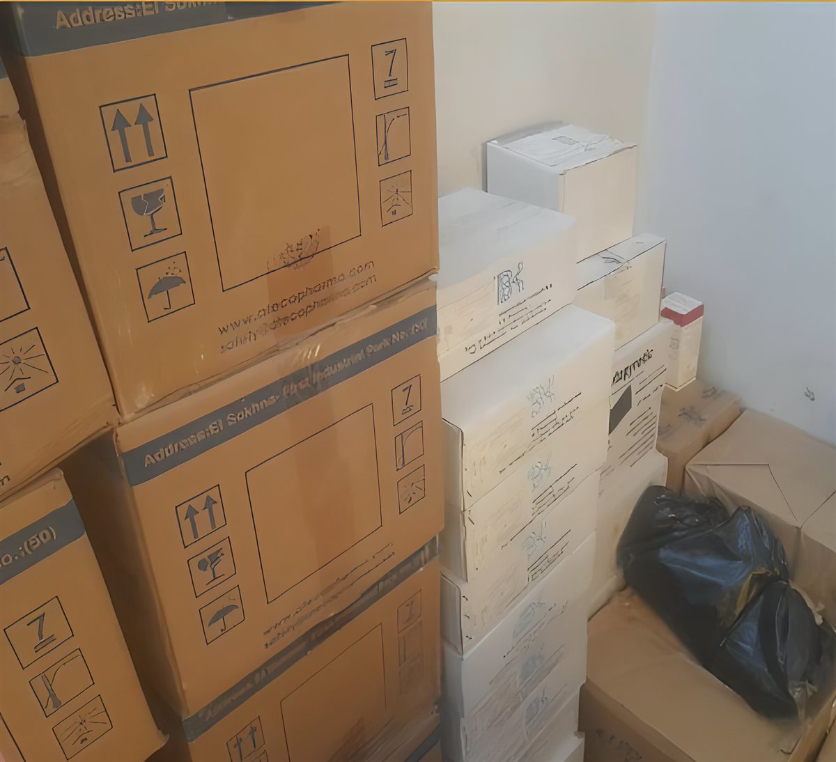 جانب من المضبوطات