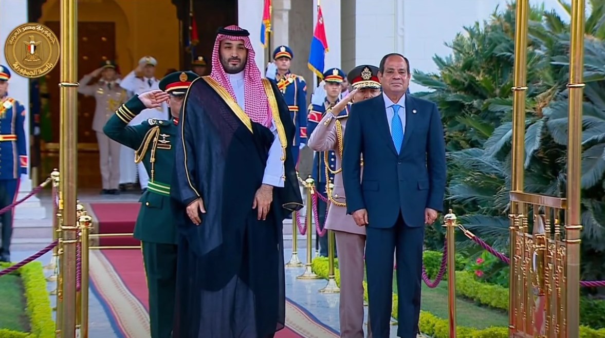 الرئيس السيسي وولي العهد السعودي