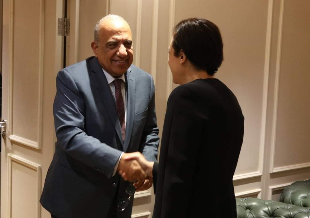 وزير الكهرباء وسفيرة قبرص بالقاهرة