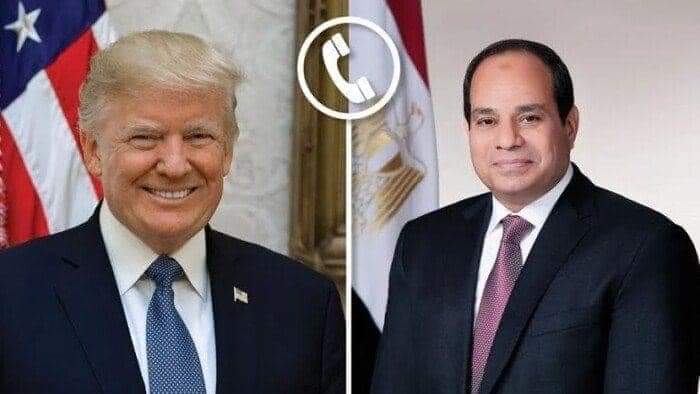 الرئيس السيسي وترامب