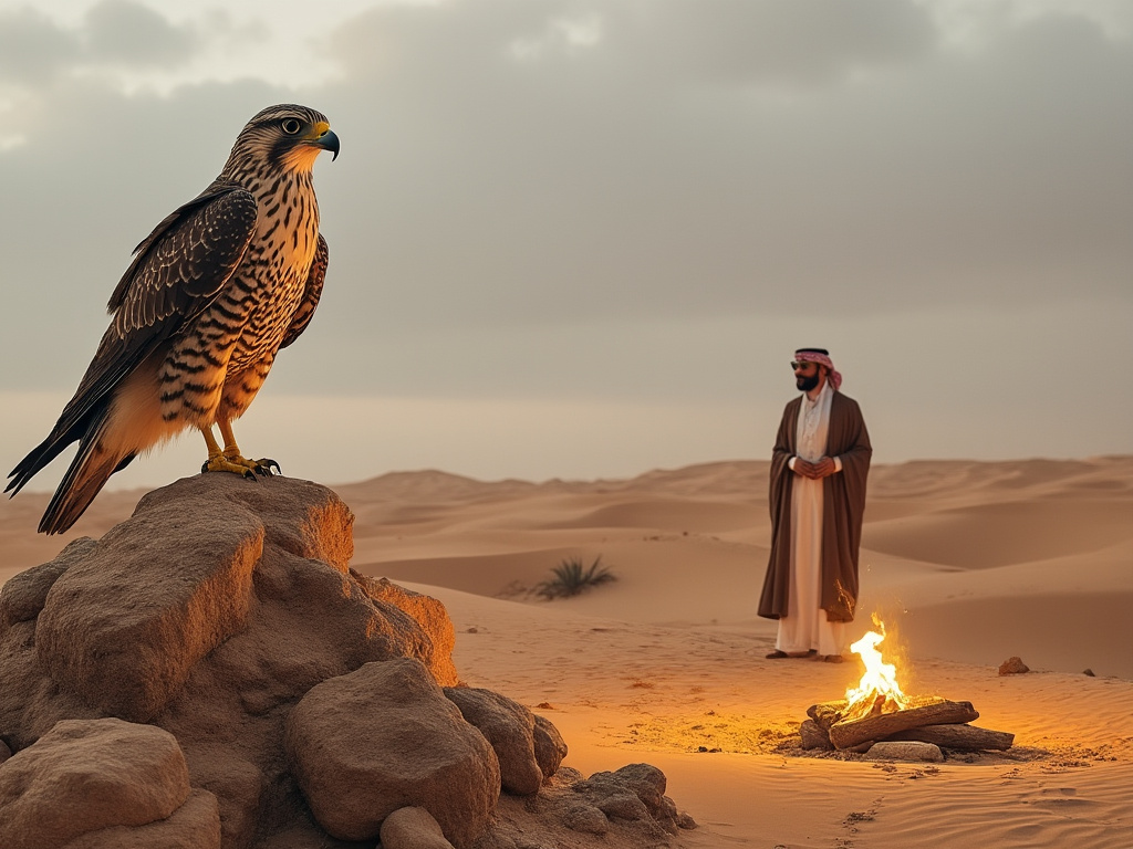 دلالات المثل الشعبي "اللي ما يعرف الصقر يشويه"