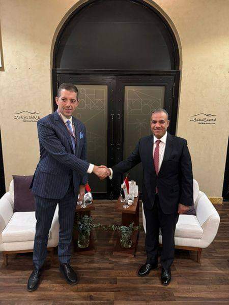 وزير الخارجية ونظيره الصربي