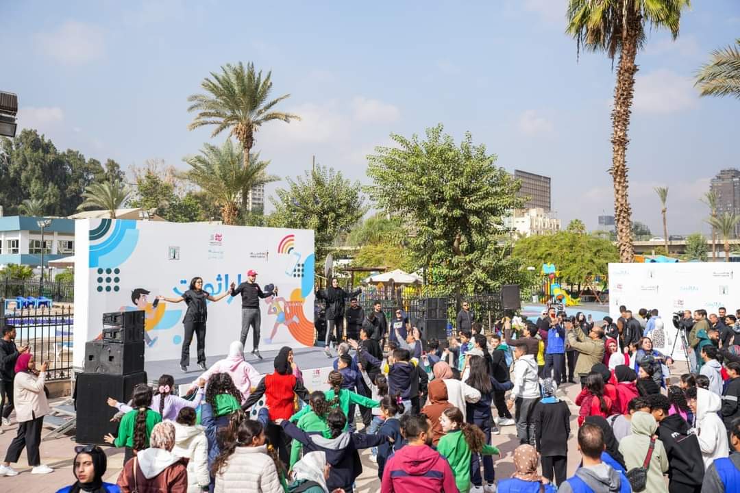 جانب من فعاليات حملة بأمان