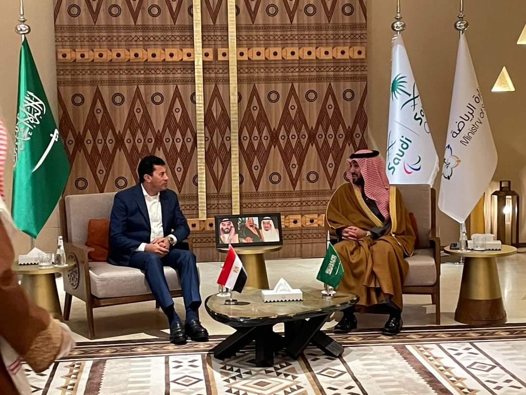 وزير الرياضة ونظيره السعودي