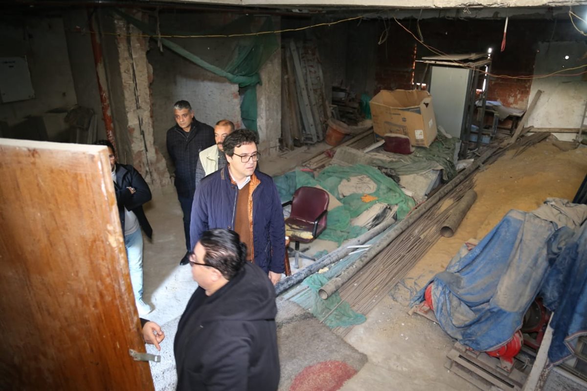 جانب من جولة وزير الثقافة بالإسكندرية