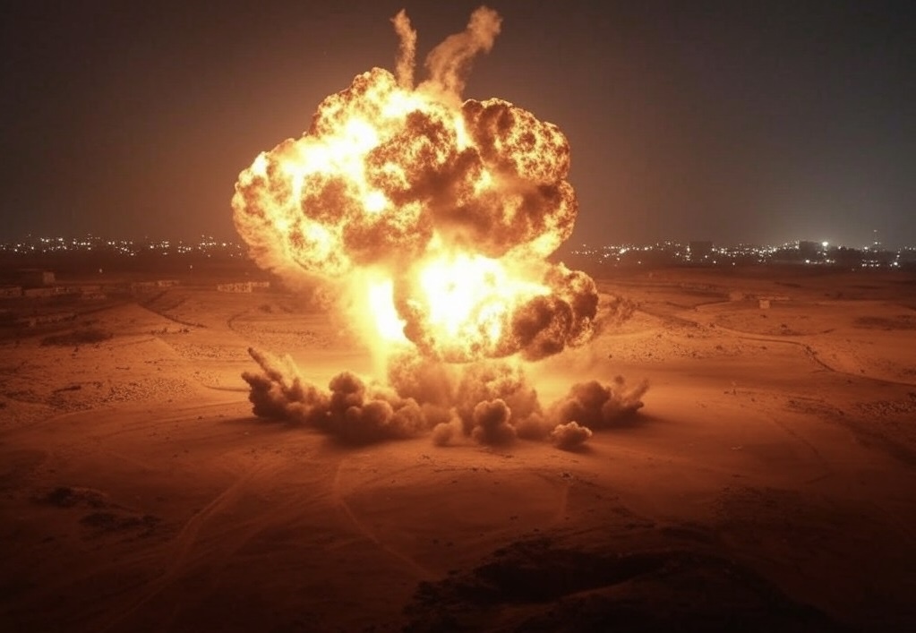 انفجار أرشيفية credit montahanews