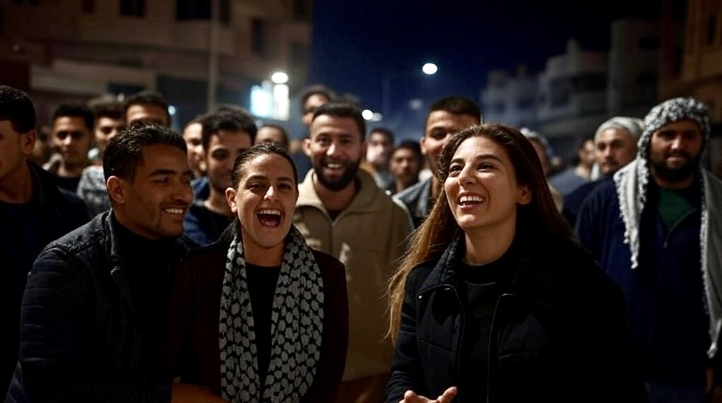 احتفالات بالهدنة أرشيفية credit montahanews