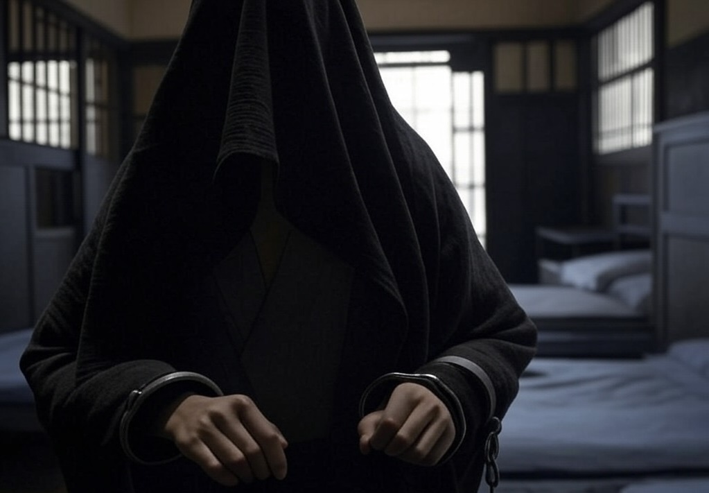 إمرأة مكبلة أرشيفية