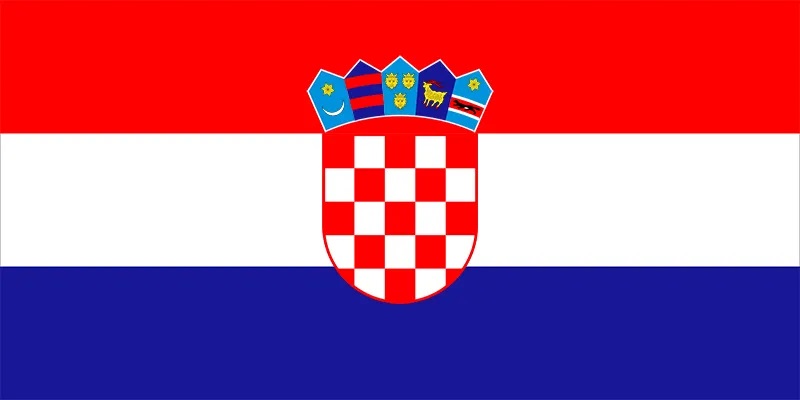 Croatia flag by Staff Sgt. Sydney Mariette, Public domain, via Wikimedia Commons