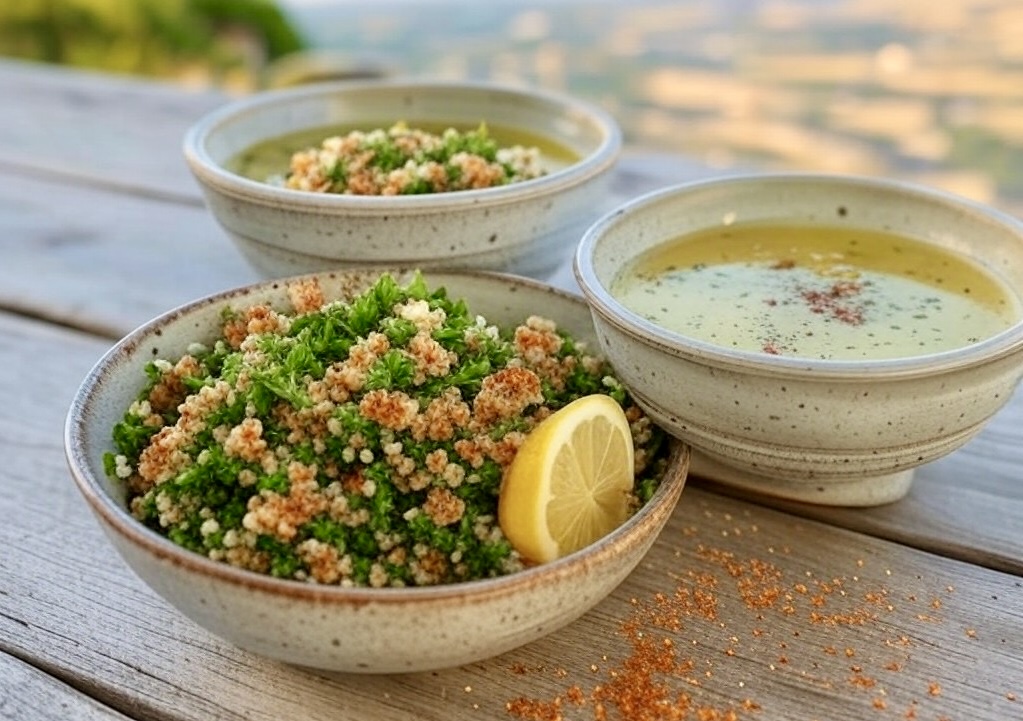 تبولة وشوربة