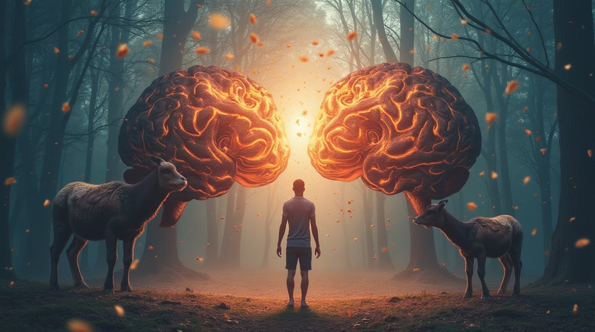 حجم الدماغ البشري يتفوق على معظم الثدييات
