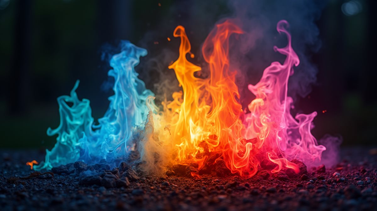 اللهب الأزرق دليل على احتراق كامل ونظيف أرشيفية