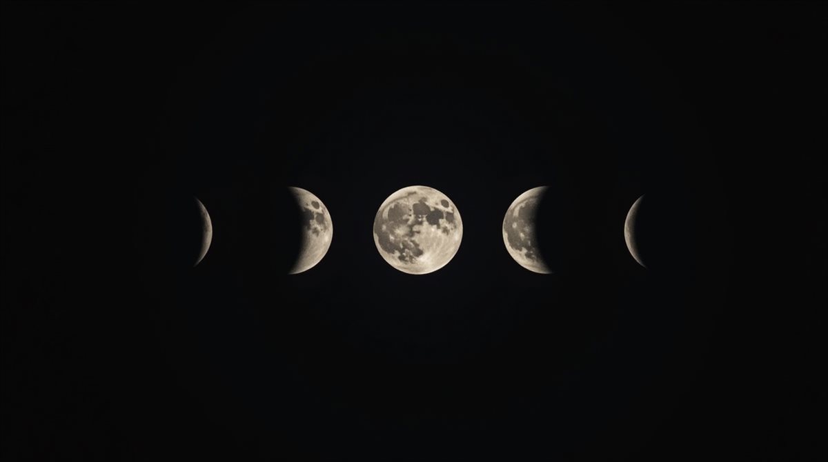 مراحل القمر