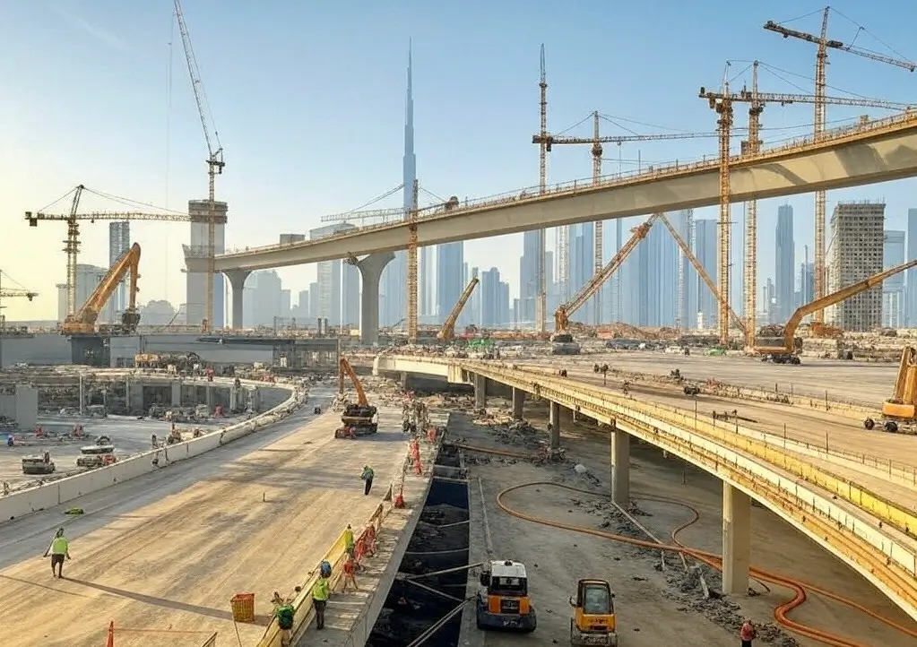دبي تخصص 46% من ميزانيتها لعام 2025 لتطوير البنية التحتية