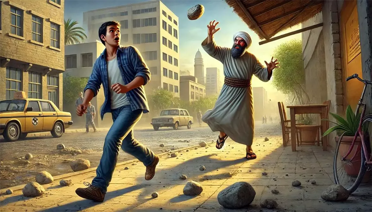 خد من النجس ضربة حجر