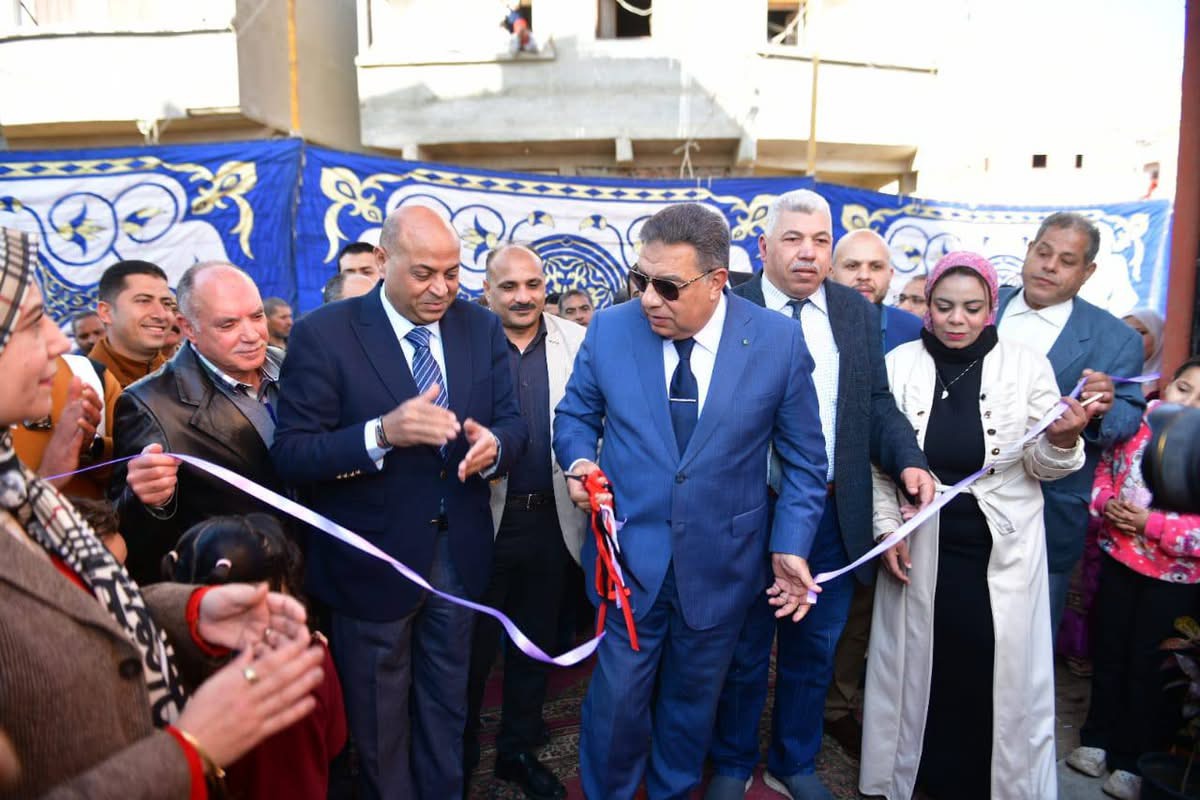 محافظ الدقهلية يفتتح مدرسة عزبة أبو غانم بمركز طلخا