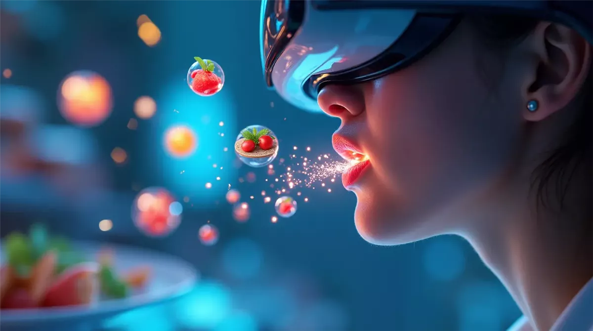 تذوق الطعام في الواقع الافتراضي