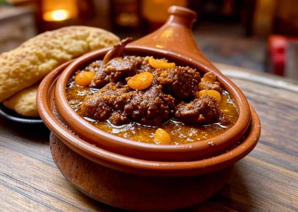 طريقة عمل طاجين اللحم المغربي