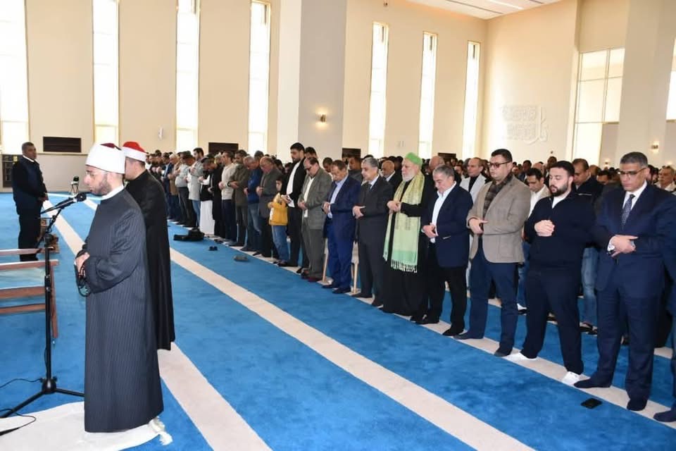 افتتاح مسجد آل منصور بمدينة أكتوبر الجديدة