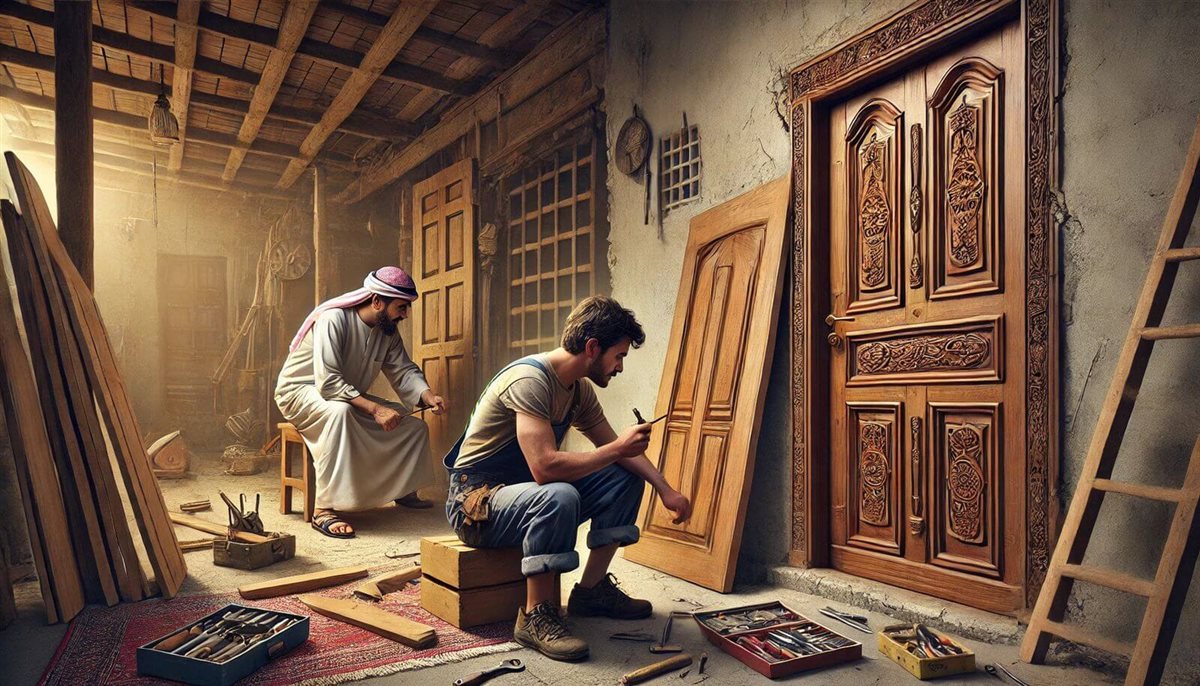 المثل الشعبي باب النجار مخلع أرشيفية