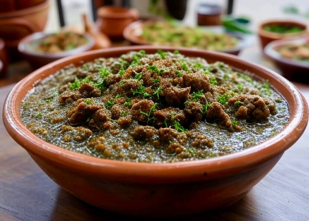الملوخية التونسية وجبة أساسية في المناسبات