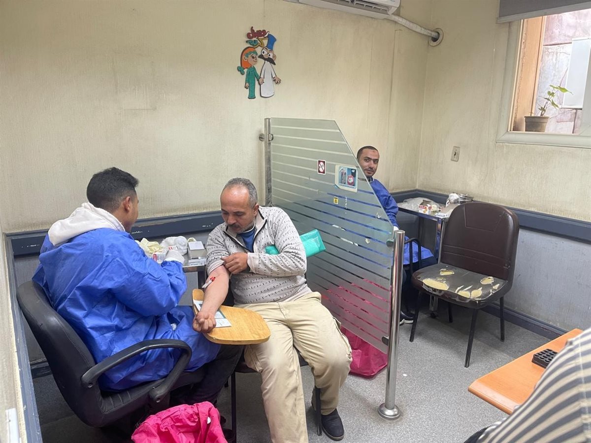 انتظام العمل في المعامل المركزية بعد السيطرة على الحريق