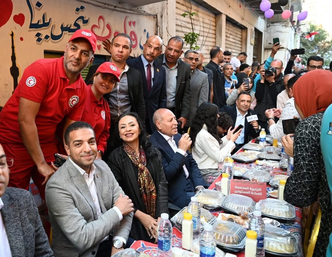 تكافل اجتماعي وحضور كبير في إفطار المطرية الرمضاني