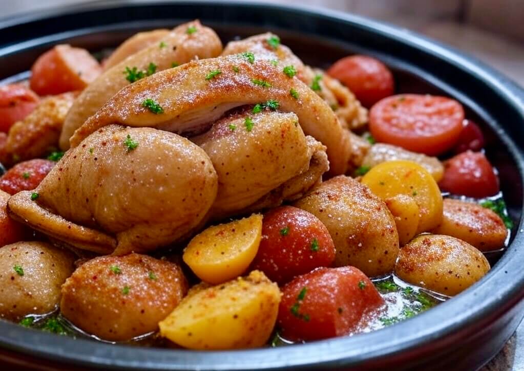 صينية الدجاج التونسية