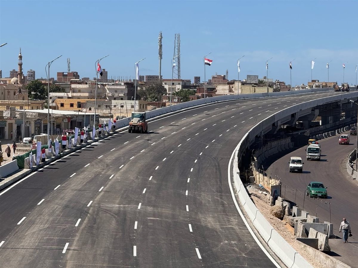 بدء تشغيل المرحلة الأولى من كوبري العامرية في اتجاه القاهرة