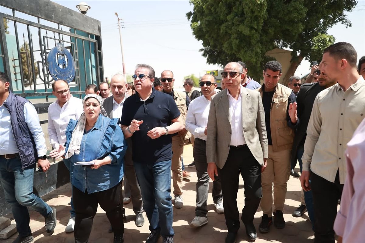 جولة تفقدية لمتابعة معدلات التنفيذ في مستشفى مغاغة المركزي