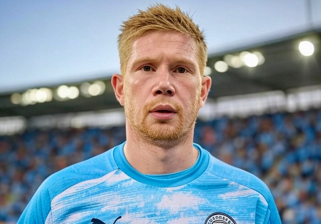 النجم البلجيكي كيفن دي بروين يودع مانشستر سيتي