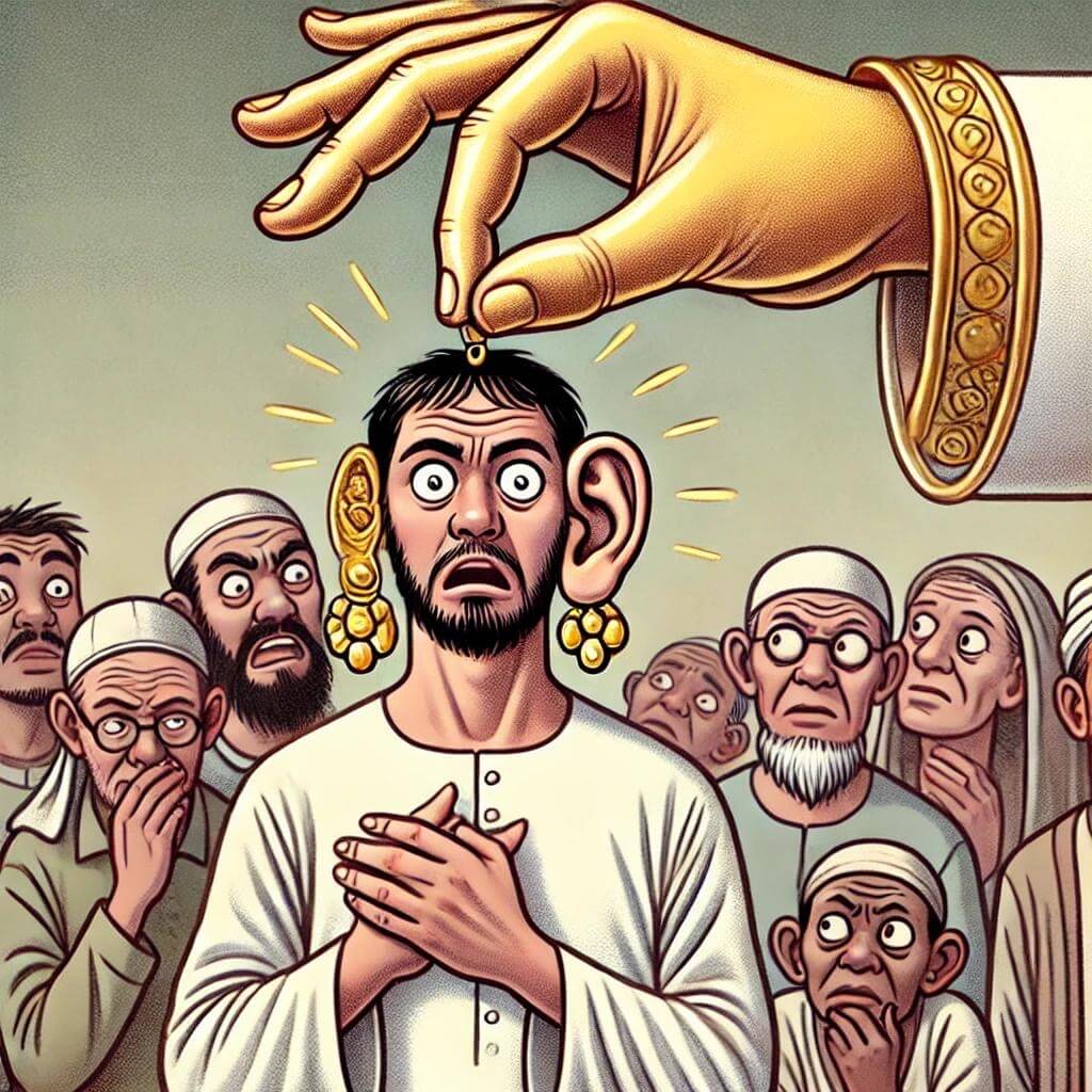 يدي الحلق للي بلا ودان