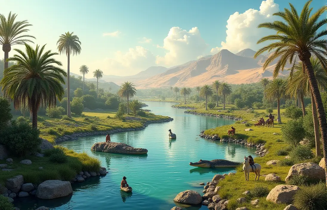 شبه الجزيرة العربية كانت خضراء ومليئة بالأنهار قبل ملايين السنين!