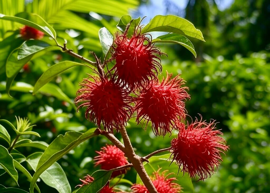 فاكهة الرامبوتان Rambutan