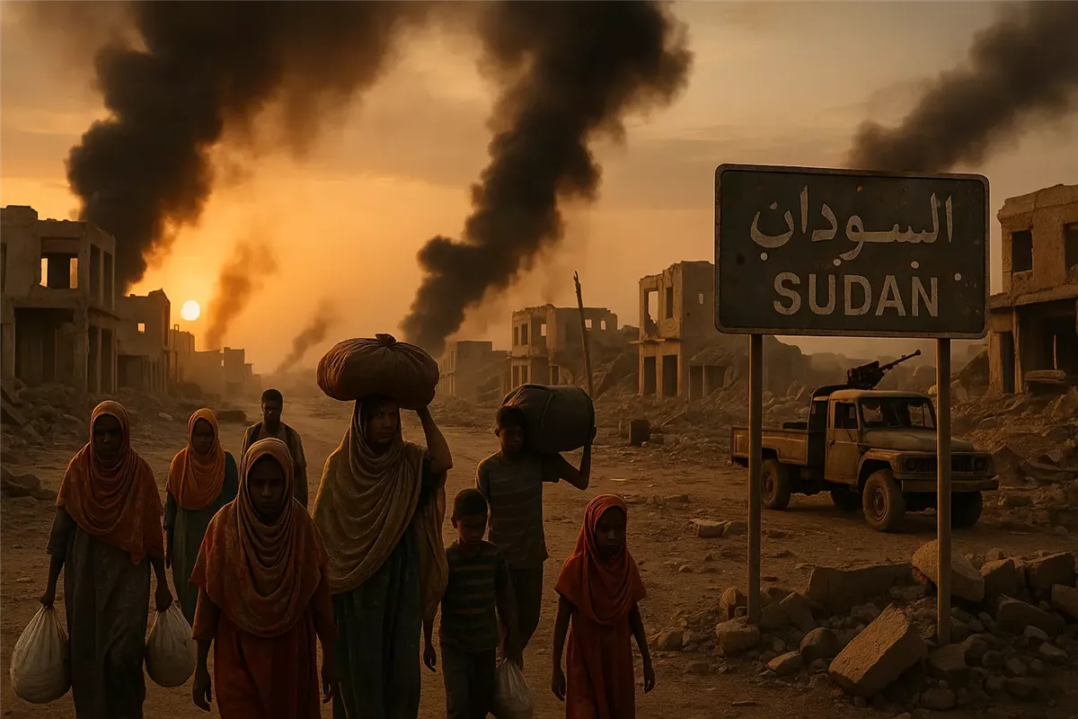 الدعم السريع ينقل الحرب إلى شرق السودان عبر هجمات بالطائرات المسيّرة على بورتسودان - Illustration