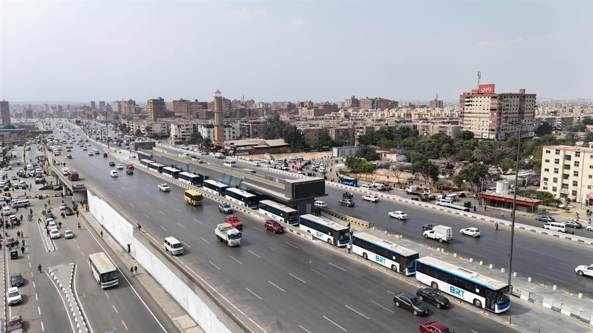 مشروع الأتوبيس الترددي BRT يقترب من التشغيل التجريبي على الطريق الدائري
