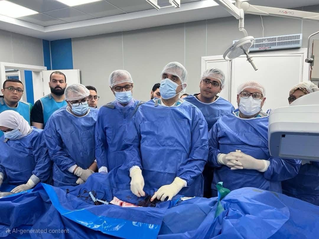 نجاح أول قسطرة مخية بمستشفيات جامعة المنوفية
