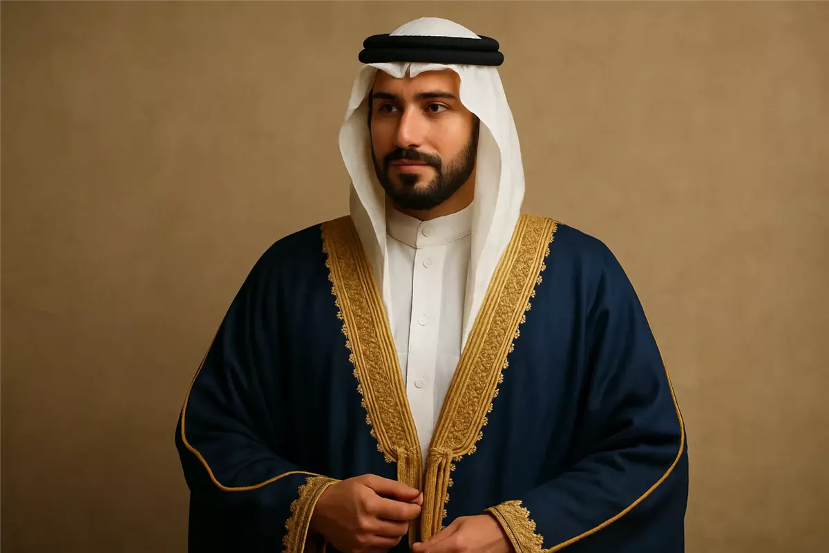 البشت الخليجي الأسود