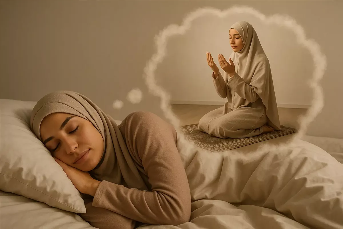 تفسير رؤية إقامة الصلاة في المنام للمرأة من الجانب النفسي