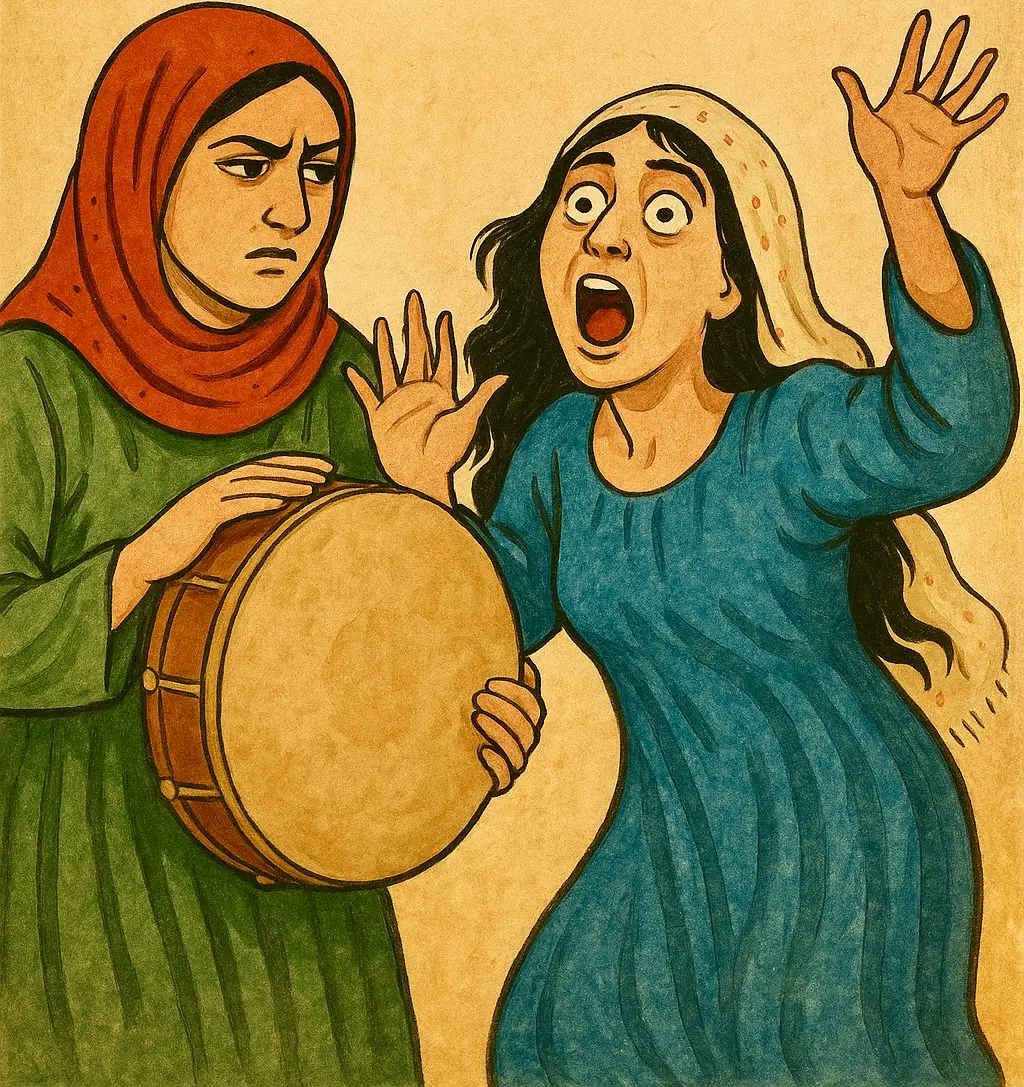 معنى المثل "دقت الطبلة وبانت الهبلة"