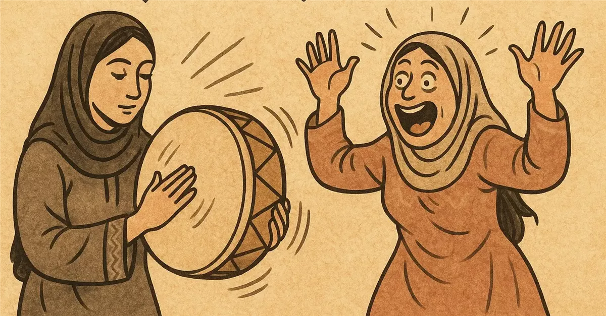 استخدام مثل "دقت الطبلة وبانت الهبلة"