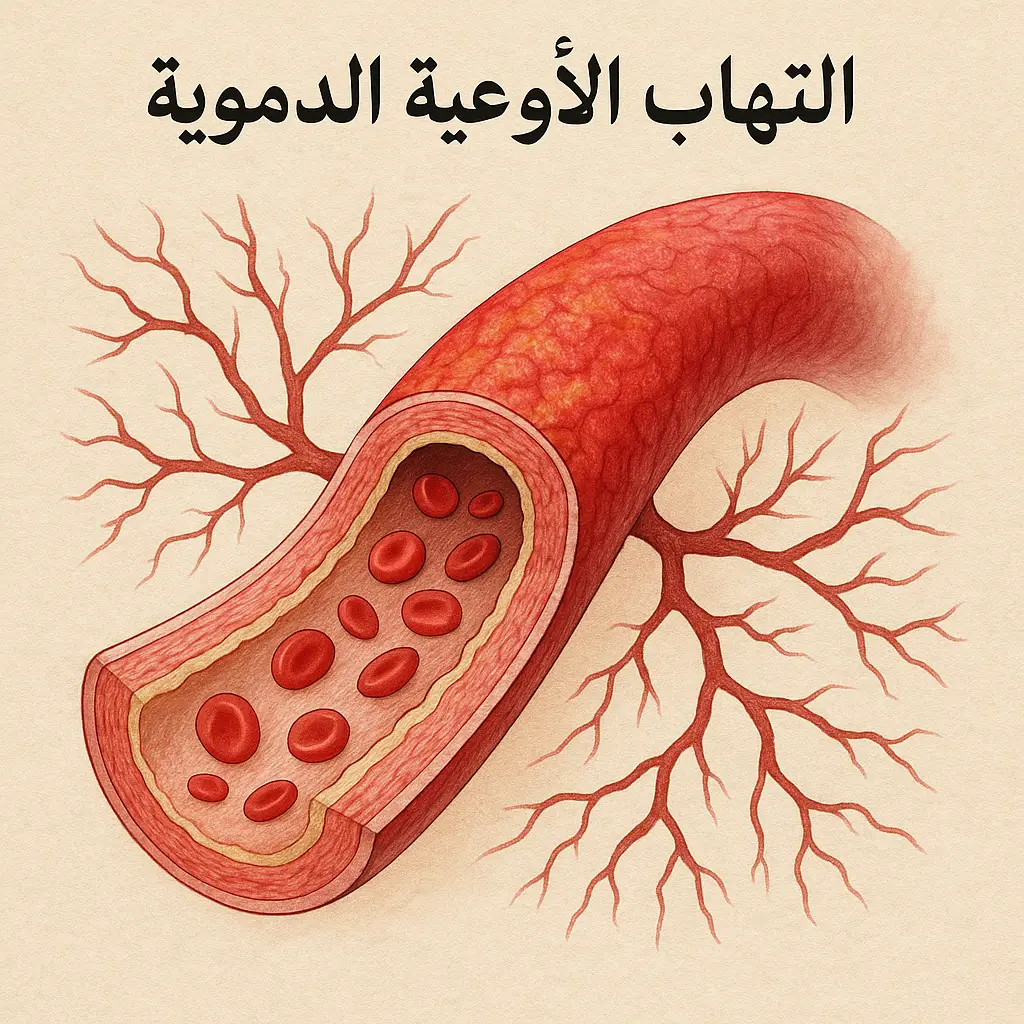 أعراض التهاب الأوعية الدموية