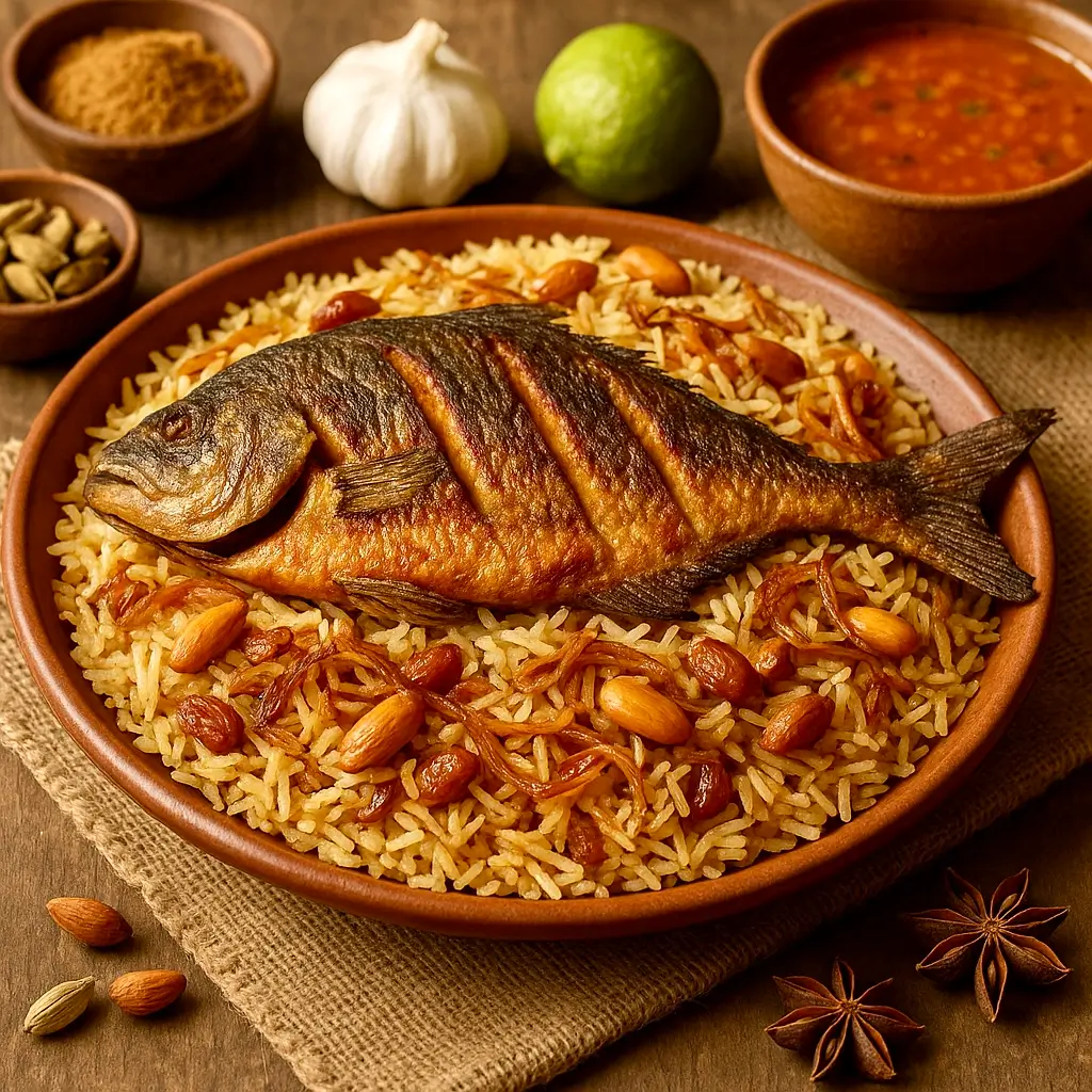 طريقة عمل مشبوس السمك الطبق السعودي