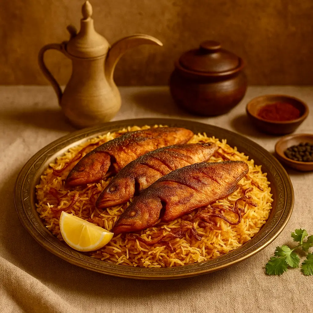 مشبوس السمك طبق سعودي أصيل