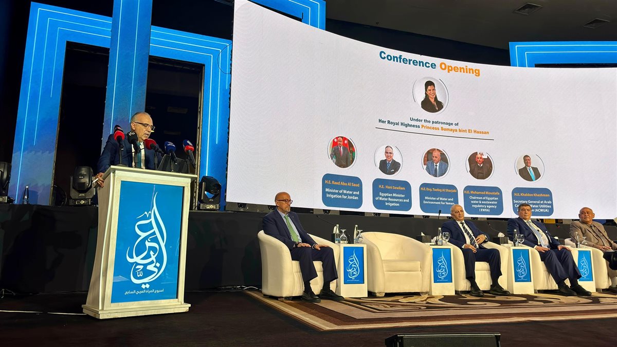 وزير الري يشارك في "أسبوع المياه العربي السابع" بالأردن ويدعو لتعاون إقليمي شامل في إدارة الموارد المائية 