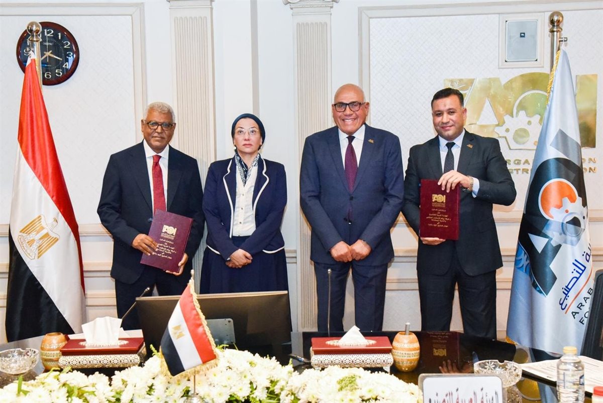 توقيع اتفاقيات بين الهيئة العربية للتصنيع ووزارة البيئة لتنفيذ مشروعات بيئية تشمل تدوير الإطارات والمخلفات الزراعية وإنتاج الطاقة الحيوية