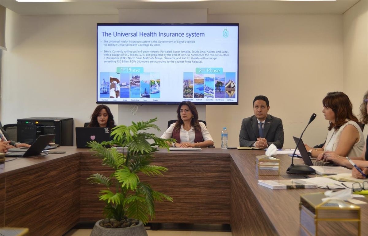 اجتمعت هيئة الرعاية الصحية مع الوكالة الفرنسية للتنمية لمناقشة مخرجات منحة FEXTE ودعم استراتيجية التأمين الصحي